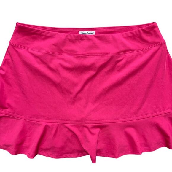 NWT TOMMY BAHAMA Flounce Ruffle Hem Golf Skort in Pink SZ XL - Picture 4 of 10